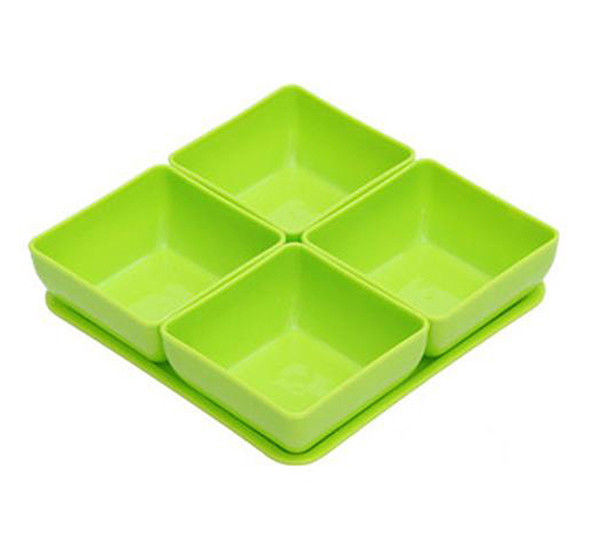 Colorful ABS Injection Molded Plastic Trays For Household Plastic Serving Trays