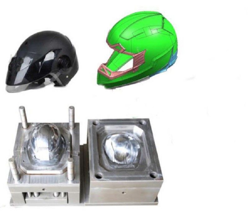ABS Plastic Motorcycle Helmet 400K Shots Injection Mould