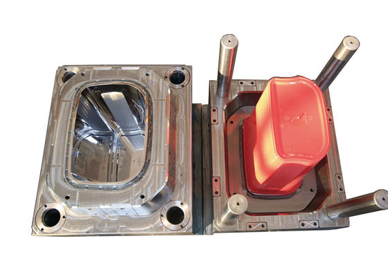 RAL PP Carrying Shopping Basket S136 Injection Mold Tooling