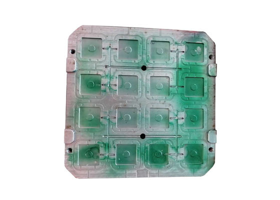16 Cavity S136 Plastic Injection Tooling For Square Shell
