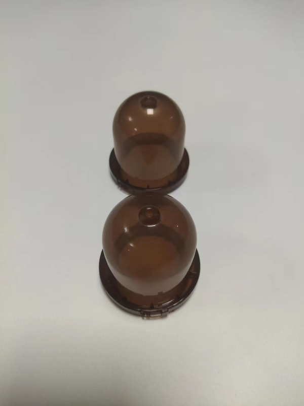 Brown Customized Plastic Essential Oil Bottle Cap For Cosmetic Cover