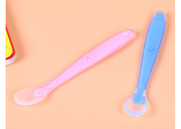 2 Color Silicone Injection Molding Reusable Baby Feed Spoon