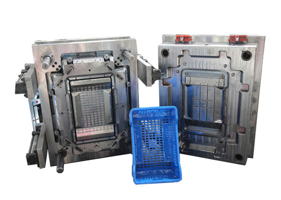 PBT Plastic Apple Storage Crates DIN 1.2738 Injection Mold Tooling